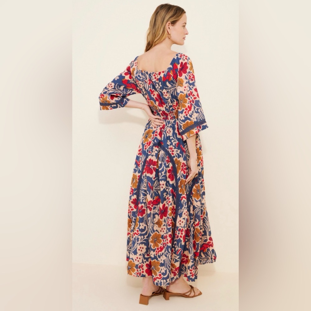 Free People Women’s floral print Dixie Maxi Dress medium - Picture 2 of 9